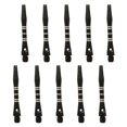 thumbnail image 2 of Softwinduk 10 piezas Shafts Set Stems Harrow Lanzamiento Aleación de aluminio 40 mm Negro shamjiam Ejes portátiles, 2 of 8