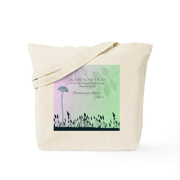 CafePress - Zen Out Beyond Ideas Tote Bag - Unisex Canvas Tote Bag, Beige, 1-Piece
