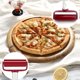 thumbnail image 4 of Plastic rolling roll, non-stick pizza baking roll, handheld pastry pizza pie roll, home kitchen accessories red, 4 of 5