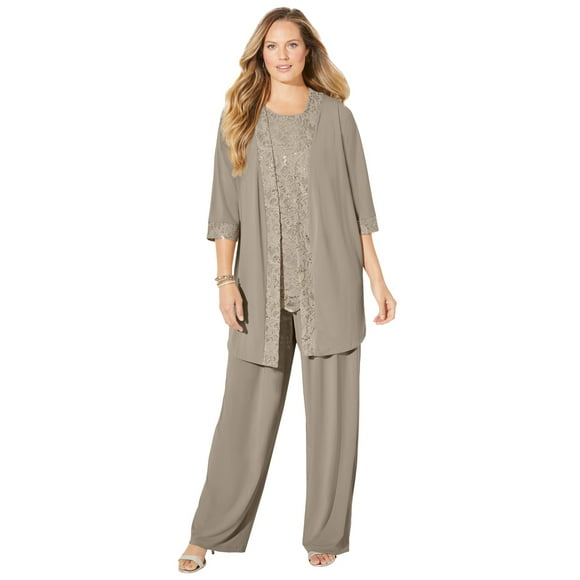 Womens 3 Piece Pant Suits