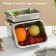 thumbnail image 4 of Contenedor de Almacenamiento de Alimentos de Acero inoxidable, Caja A Prueba de Fugas para refrigerador, Fiambrera reutilizable Multiusos, 4 of 7