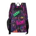thumbnail image 6 of Iauyy Clear Backpack Heavy Duty PVC Transparent Backpack for College Workplace, Neon Hues, 6 of 8