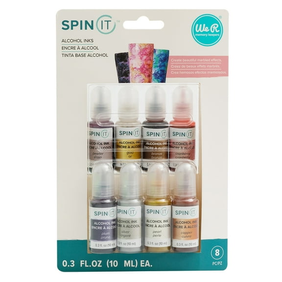 We R Spin It Alcohol Ink 9/Pkg-Neutrals