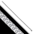 thumbnail image 2 of 925 Sterling Silver White Clear Round CZ Classic Tennis Bracelet, 7.5", 2 of 3