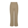 thumbnail image 5 of Cbcbtwo Wide Leg Linen Pants Women Drawstring High Waist Summer Pant Lightweight Flowy Beach Vacation Outfits with Pockets XXL, 5 of 9