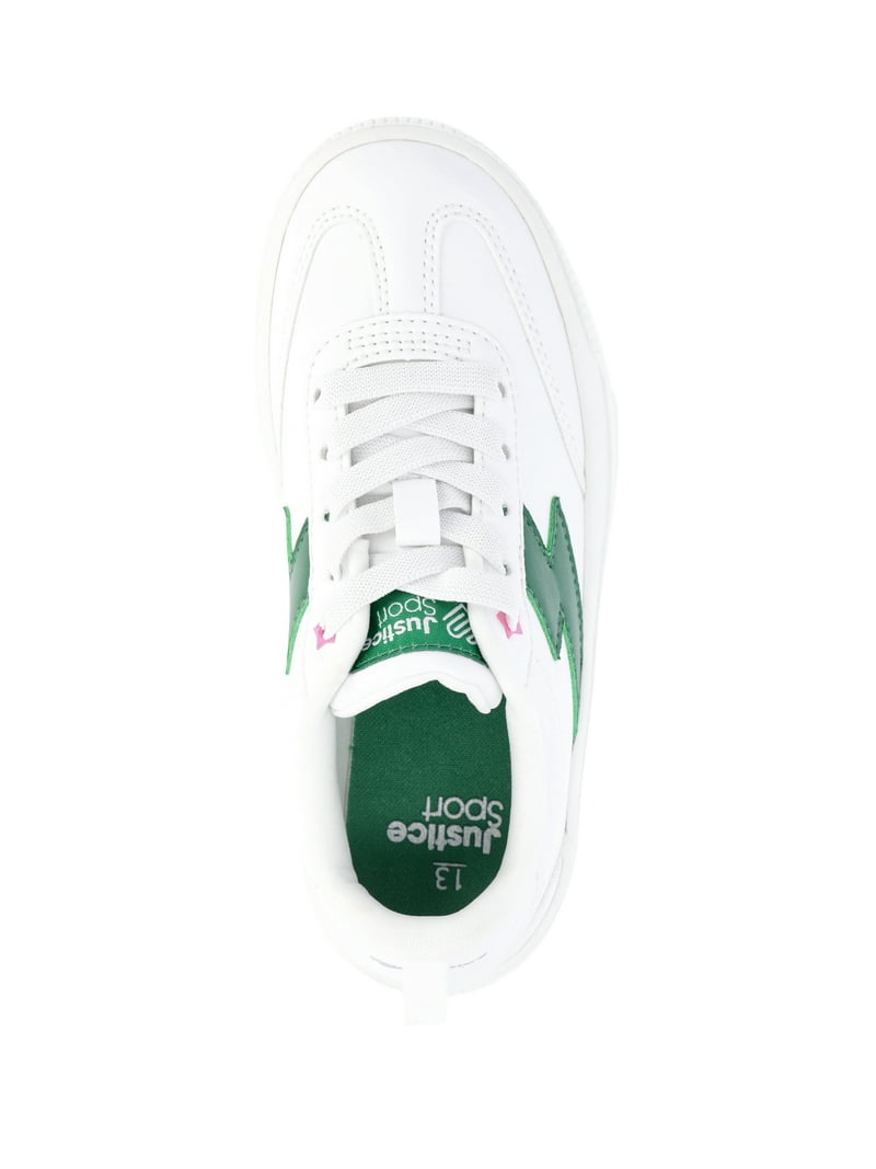 Justice Little Girl & Big Girl Platform Court Sneakers - Walmart.com