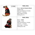 thumbnail image 5 of SOCAL LOOK Dog Christmas Sweater Acrylic Ugly Xmas Jumper with Leash Hole, Turtleneck Pet Outfit S, 5 of 10