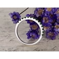 thumbnail image 4 of 2CT Round Cut Emerald Half Eternity Women Wedding Band Ring 925 Silver, 4 of 5