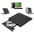 thumbnail image 1 of Black One-click Pop-up Optical Drive, Light USB3.0 Interface DVD Recorder, For Laptop Desktop PC, 1 of 8