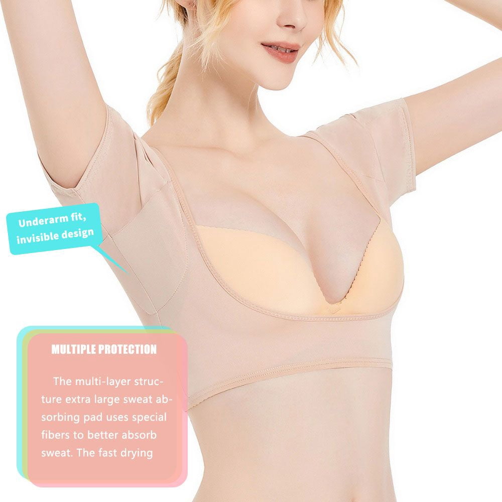 3 Pack Underarm Sweat Pads For Women - Reusable, Breathable Sleeves For Sweat Protection & Post-Surgery Support