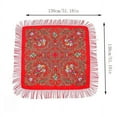 thumbnail image 2 of WREESH Women's Ethnic Style Shawl Printed Scarf With Tassel Style for Cheongsam Pairing White, 2 of 3