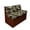 Blue Palm Print, variant on Pzuqiu Coastal Ocean Turtle Camper Cushions Cover Breathable 2Pcs Camper Seat Slipcover Wear-Resistan Rv Cushion Slipcover Accessories for Travel Trailer Couch Sofa