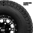 thumbnail image 2 of Hardcore Parts 10" Black 'Panther' Golf Cart Wheels and 22"x11"-10" DOT rated All-Terrain tires - Set of 4, includes Black 'SS' center caps and M12x1.25 Black lug nuts, 2 of 4