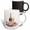Multicolor, variant on 3drose, Elegant Pink Hydrangea Champagne and Flutes Illustration, 11oz Magic Transforming Mug