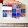 thumbnail image 4 of Coofit Loose Bead Set Artificial Crystal Bead Glass Bead Spacer Bead for Jewelry Making, 4 of 10