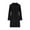 Black., variant on Akafmk Plus Size Womens Peacoats,Winter Wool Coats,Women's Solid Color Elegant Breasted Long Sleeved Lapel Winter Coat Pea Woolen Coat Jacket Loose Trench Coat