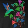 thumbnail image 3 of CafePress - Rainbow Hummingbird On Trumpet Vine Long Sleeve Da - Long Sleeve Dark T-Shirt, 3 of 4