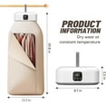thumbnail image 5 of Travel Clothes Dryer, Portable Mini Dryer Machine with Dry Bag, Compact Foldable Electric Laundry Dryer with Remote Control & Timer, Fast Drying for RV, Camping, Apartment, Dorm, 5 of 7
