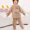 Khaki, variant on TAIAOJING Toddler Baby Girl Summer Clothes Pajamas Children's Thickened Velveteen Homewear Warm Cute Girls' Set Autumn And Winter Plus Velveteen Winter 3-4 Years
