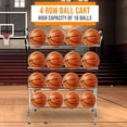 thumbnail image 2 of PRISP 4 Row Ball Cart - High-Capaity Durable Steel Ball Organizer, 2 of 6