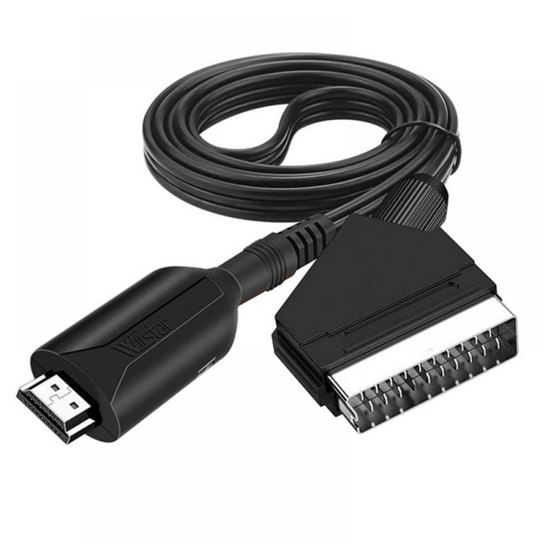 Premonition Manchuriet beskæftigelse 3.28 Ft DMI-compatible to SCART Cable,HDMI-compatible to scart Converter, SCART Adapter Cable,Digital Cables,Audio Vídeo Converter - Walmart.com