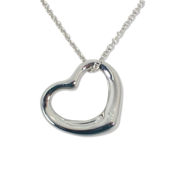 Pre-Owned TIFFANY 925 heart pendant necklace