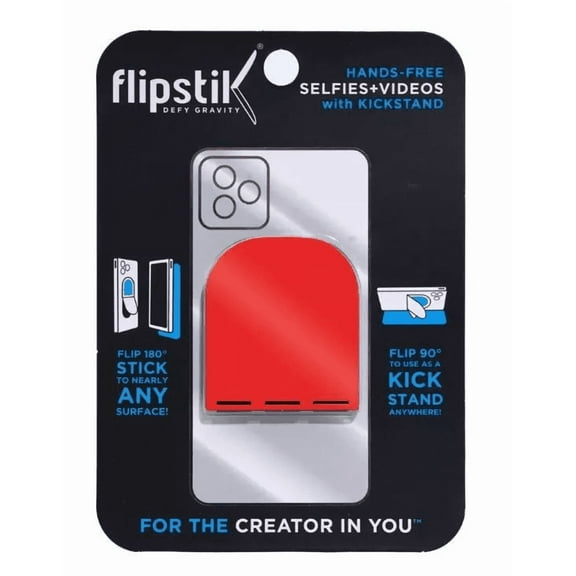 Flipstik Defy Gravity Cell Phone Stick & Stand - Rosso Corsa (Red)