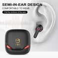 thumbnail image 6 of Wireless Bluetooth Earbuds, Bluetooth 5.0 Earphones, 60H Playtime Stereo Sound Headphone, IPX7 Waterproof Built-in Mic for Sports, Workout, Gym,White, 6 of 8