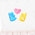thumbnail image 4 of Inktastic Cute Gummy Bears and Heart Girls Toddler Dress, 4 of 5