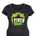 thumbnail image 3 of Marvel Deadpool - St. Patrick's Day I Pinch Back - Maternity Scoop Neck Graphic T-Shirt, 3 of 5
