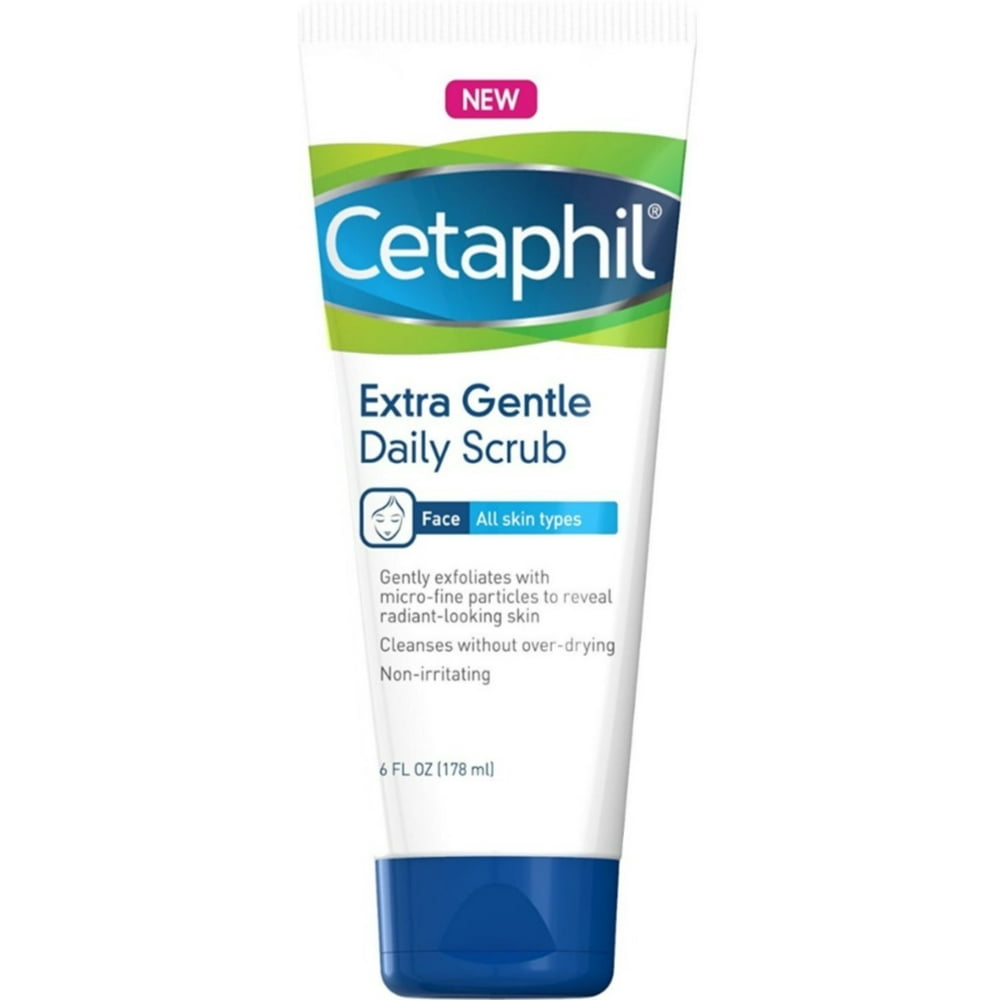 4 Pack Cetaphil Extra Gentle Daily Scrub 6 oz