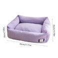 thumbnail image 3 of Cojín para Mascotas con Asiento, Material de Espuma Suave, Relleno Interno de Algodón Suave, Sofá para Mascotas Extraíble y Lavable., 3 of 6