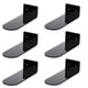 thumbnail image 1 of Paquete de 6 Estantes Flotantes para Zapatos, ExhibicióN Zapatos AcríLico Negros Montados en la Pared, Exhibir y Zapatillas Coleccionables, 1 of 5