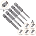 thumbnail image 4 of Uxcell TA1.8-TA3.0 Destornillador Magnético en Forma de Triángulo Bit 1/4" Hex Shank 2" Longitud Destornillador, 5 Paquete, 4 of 6