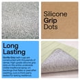 thumbnail image 4 of GORILLA GRIP Bathroom Rug, Soft Absorbent Memory Foam Shower Floor Mat, 24x17 Sage Green, 4 of 10