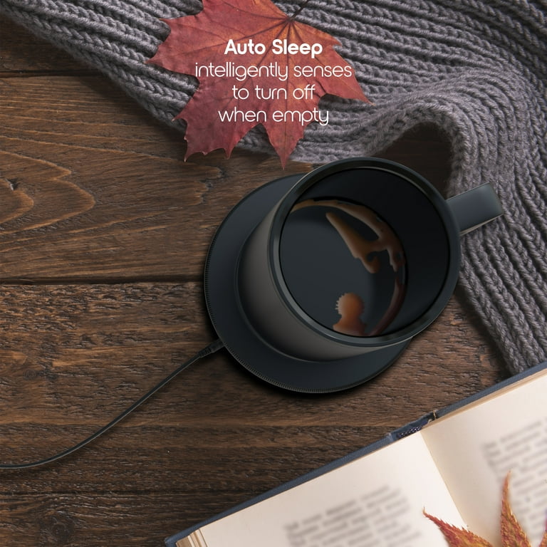 Ionmug Stainless Steel Self Heating Coffee Mug with Lid & Charging Coaster - 12 oz