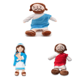 thumbnail image 1 of Muñeco Peluche Jesús Animal Juguete Regalo Religioso para () Azul, 1 of 9