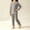 Gray, variant on Spazoro Toddler Girls 2 Pieces Outfit Sets, Crew Neck Shirts and Pants Soft & Breathable Long Sleeve Fall Solid Color Casual Loungewear Sets for Home Coffee Size 9-10