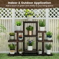 thumbnail image 6 of Gymax 6-Tier Flower Wood Stand Plant Display Rack Multifunctional Storage Shelf, 6 of 10