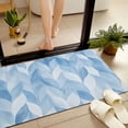 thumbnail image 4 of JML Doormat, Non-Slip Indoor Outdoor Rug Mats for Porch Entry Way, Floor Mat for Bathroom/Kitchen, (20"x32") - Abstract Blue and White Pattern, 4 of 5