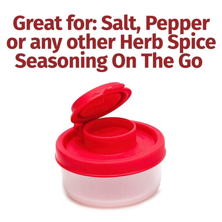To Go Mini Refillable Sauces Salt Pepper Snacks Lunch Picnic Camping  Bottles Set