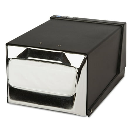 San Jamar Countertop Napkin Dispenser, 7 5/8 x 11 x 5 1/2, Capacity: 300 Napkins, Black -SJMH3001BKC