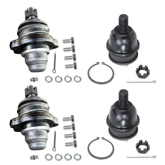 Detroit Axle - 2WD Front Ball Joints for 1986-1994 Nissan D21 [Hardbody Pickup], 1995-1997 Nissan Pickup, 4 Upper & Lower Ball Joints Replacement
