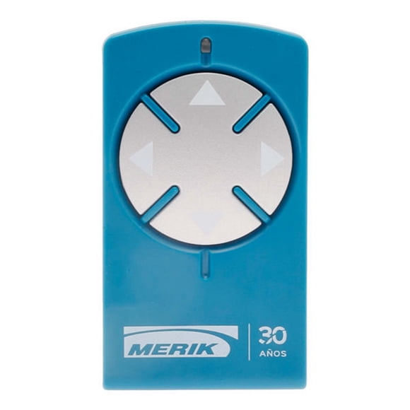 control remoto para abre-rejas azul 7.4 x 4 x 1.2 cm