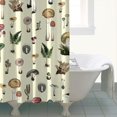 thumbnail image 4 of Colorful Mushroom Frog Black Pattern Shower Curtain 72"x84" ,Bathroom Decorative Shower Curtains Set with 12 Hooks,Modern Waterproof Washable Shower Curtain, 4 of 6