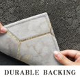 thumbnail image 6 of White Marble Gold Leaf Hexagon Pattern Door Rugs,Washable Non Slip Door Mats Indoor,Decorative Door Mats,Entry Mat Indoor for Entrance,Bedroom,Kitchen,Bathroom,16"x24", 6 of 6