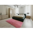 thumbnail image 5 of Ahgly Company Machine Washable Indoor Rectangle Industrial Modern Valentine Red Area Rugs, 7' x 9', 5 of 7