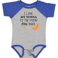 thumbnail image 3 of Inktastic I Love My Nonna to the Moon and Back Boys or Girls Baby Bodysuit, 3 of 5