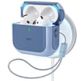 thumbnail image 1 of Funda para AirPods 4 ESR Orbit Hybrid con protección contra caídas, color azul, 1 of 9