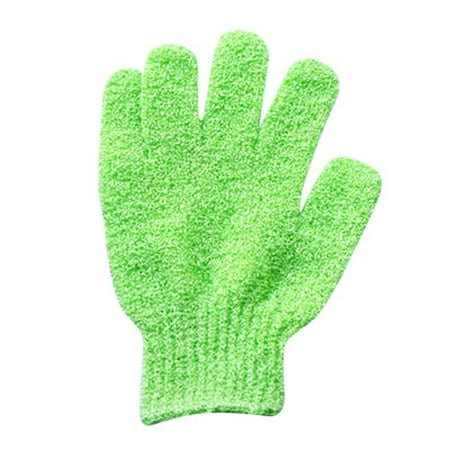 Iuhan 1Pair Shower Gloves Exfoliating Wash Skin Spa Bath Gloves Foam Bath Skid
